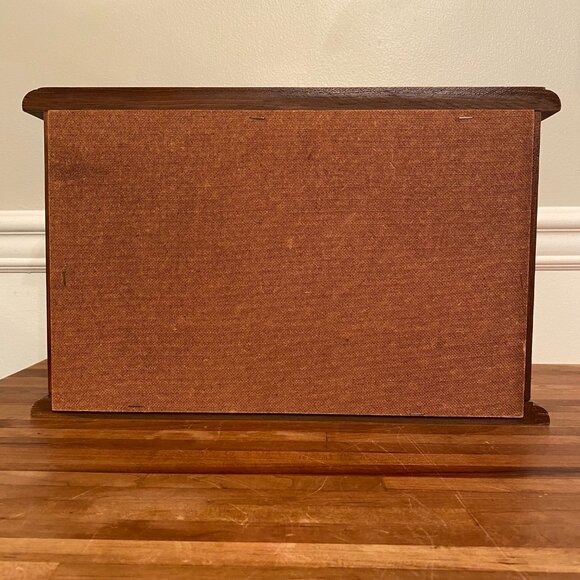 Vintage Wooden Roll Top Bread Box - Picture 6 of 8